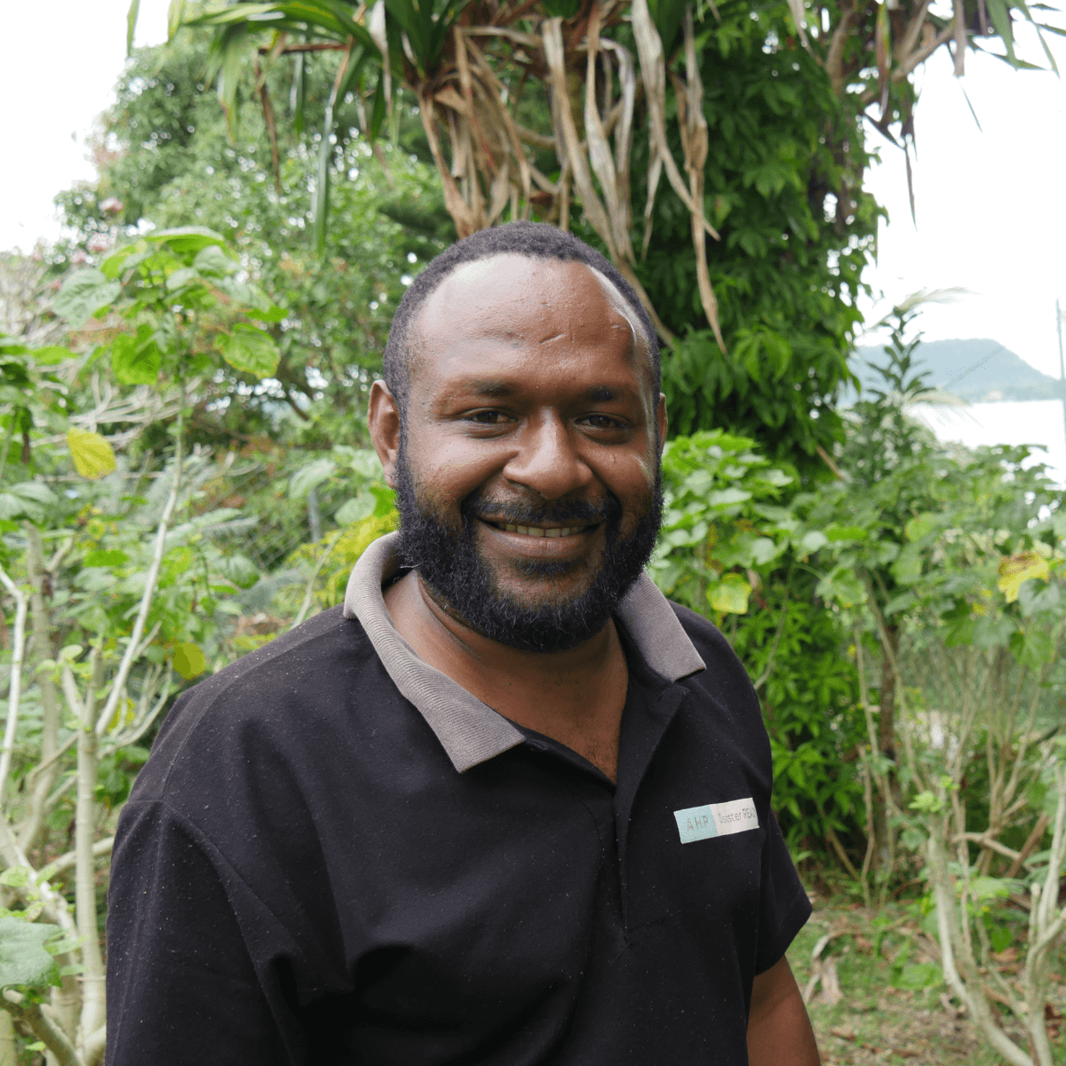 Port Vila, Vanuatu: George has been working with Oxfam in Vanuatu for four years and is coordinating the Vanuatu Climate Action Network. Oxfam acknowledges the support of the Australian Government through the Australian NGO Cooperation Program (ANCP). Photo: Rachel Schaevitz/Oxfam.