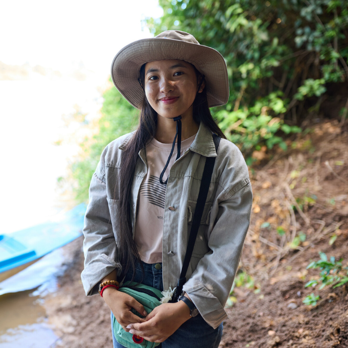 Sambo, Cambodia: Srey No is a youth activist who recently graduated from high school. She attends regular Northeastern Rural Development (NRD) meetings and is an advocate for conservation and good water governance. Her dream is to win a university scholarship. Photo: Patrick Moran/Oxfam. Oxfam acknowledges the support of the Australian Government through the Department of Foreign Affairs and Trade (DFAT).