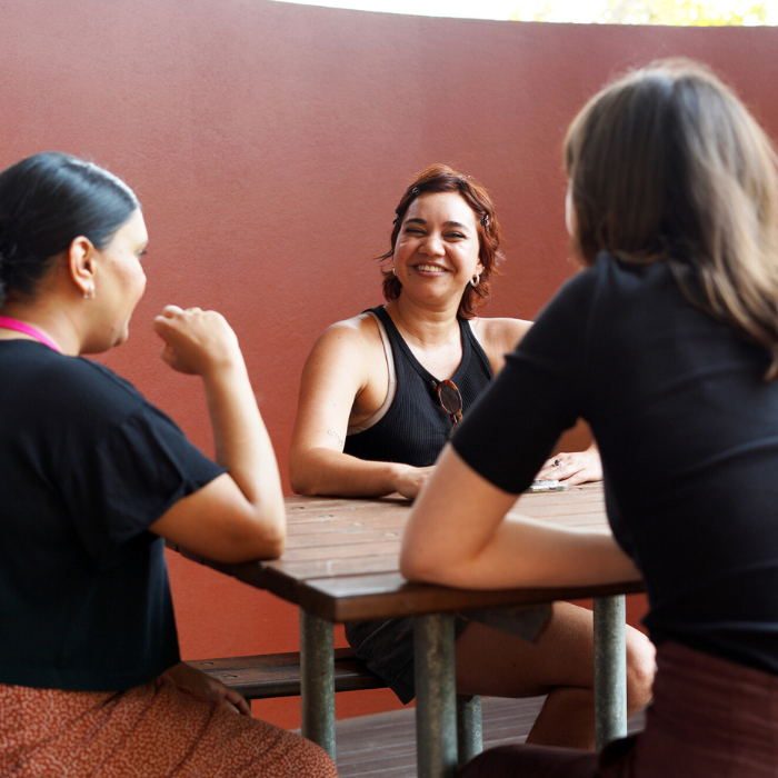 Yawuru (Broome), Australia: Obby participated in the Kimberley Aboriginal Women’s Council Roundtable in 2023. She is a proud Bunuba woman from Fitzroy Crossing. Photo: Aimee Han/Oxfam.